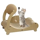 Kratzbett Für Katzen,Krallenpflege Sofa - Gemütlicher Möbelschutz Mit Ball Zum Krallenwetzen Für Katzen
